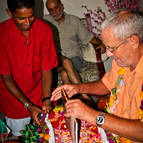 Guru Maharaja opening presents