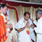 Srigopal Dasa being honoured