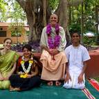 Guru Maharaja with Initiates