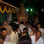 Devotees Chanting in front of the Ratha