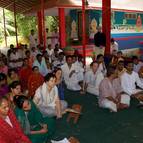 Devotees Listening to Class