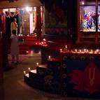 Guru Puja at the Samadhi