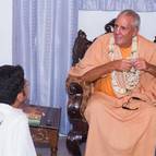 Sanatana Dasa Receives His Beads