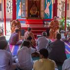 Srila Guru Maharaja Giving Class