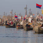 Boats at the Sangam