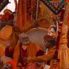 A Float Carrying a Hindu Guru