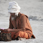 A Holy Man Reading Scripture