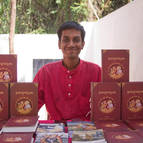 Bhakta Vishal at the Book Table