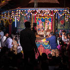 Guests Watching the Abhiseka