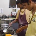 Meanwhile, in the Kitchen, Stayraja and Rasikananda Cook...