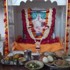 Pushpa Samadhi of Srila Guru Maharaja at Sri Sri Radha Damodara Mandir - Photo 