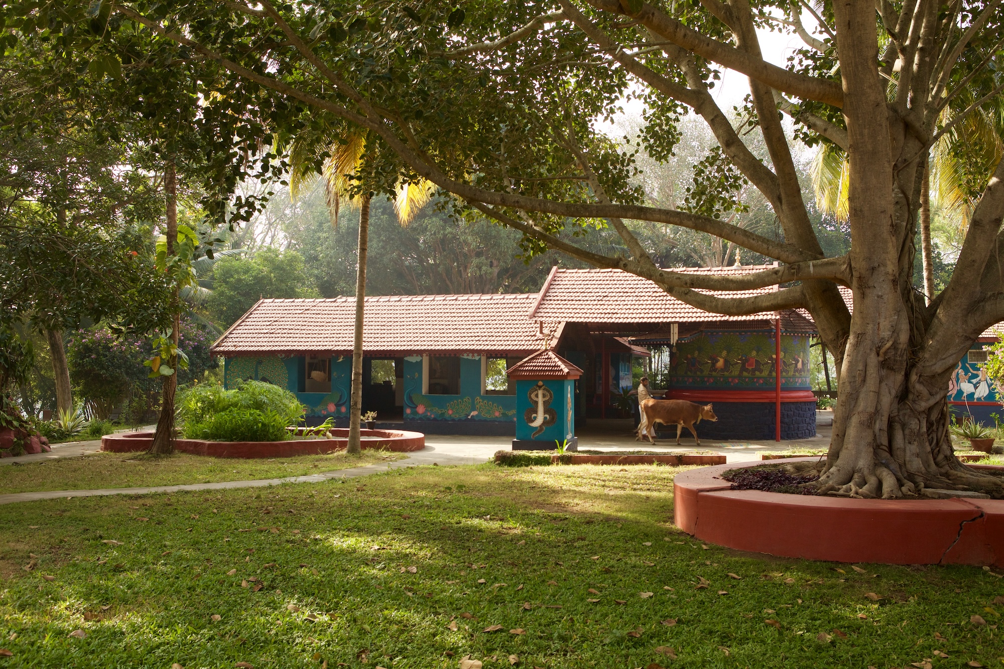 Govindaji Gardens, Sri Narasingha Chaitanya Ashram, Srirangapatna, India